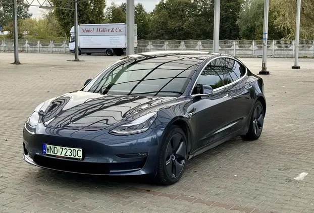 tesla mazowieckie Tesla Model 3 cena 123000 przebieg: 97600, rok produkcji 2020 z Mordy